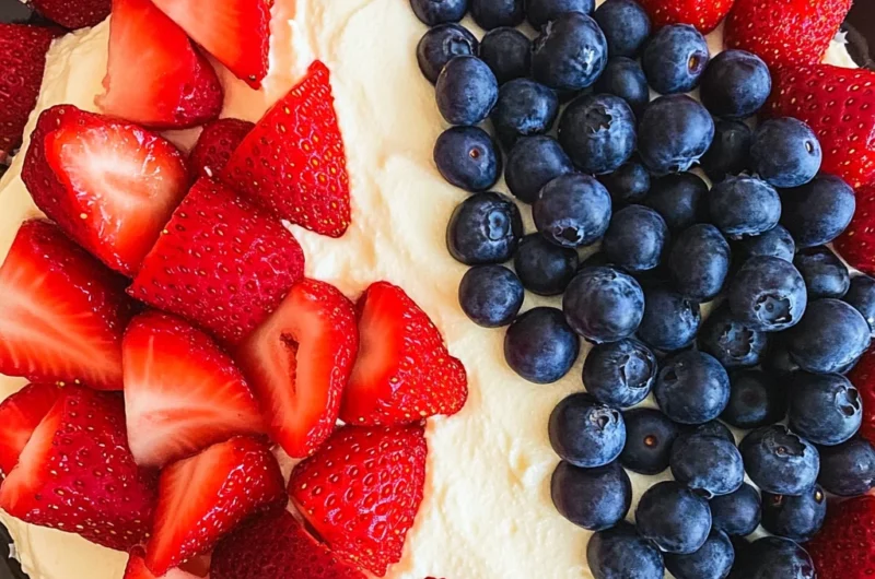How to Make Star Spangled Cheesecake Dip!