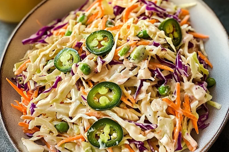 Jalapeño Coleslaw: Sweet and Spicy Slaw