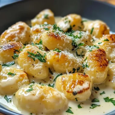 Millionaire Gnocchi with Creamy Sauce