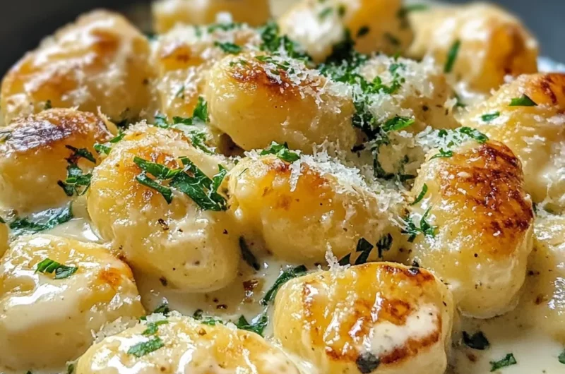 Millionaire Gnocchi with Creamy Sauce