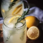 Mint and Rosemary Lemonade with Vanilla