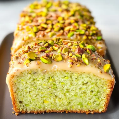 Moist Pistachio Pudding Bread – A Sweet Simple Delight