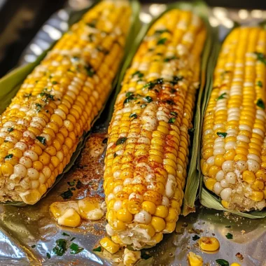 Oven Baked Corn on the Cob (Foil Wrapped)