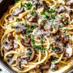 Pasta With Mushroom Sauce