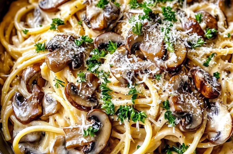 Pasta With Mushroom Sauce