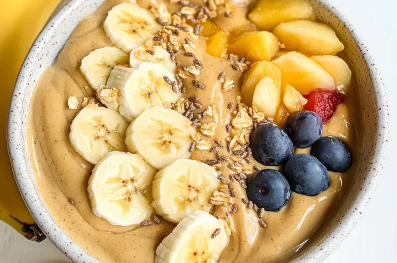 Peanut Butter Banana Smoothie Bowl