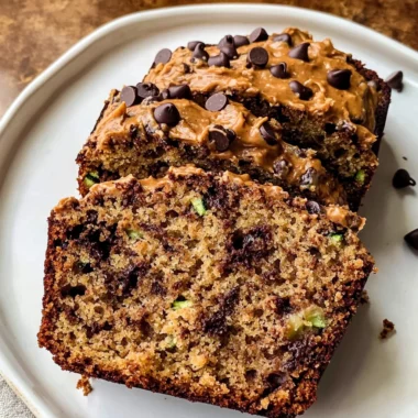 Peanut Butter Chocolate Chip Zucchini Bread