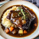 Red Wine Braised Short Ribs in Dutch Oven