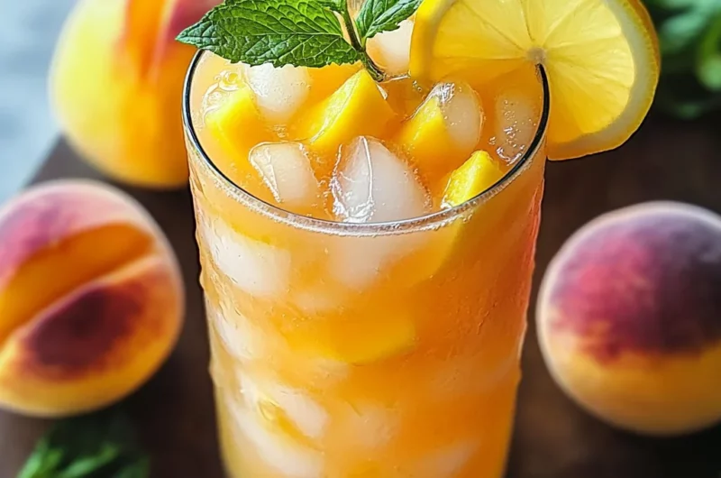 Refreshing Peach Lemonade