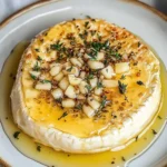 Savory Baked Brie Garlic Herbs