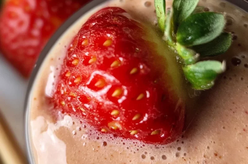 Strawberry Peanut Butter Smoothie