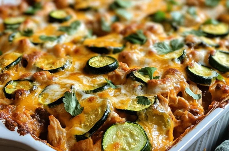 Tex-Mex Chicken & Zucchini Casserole