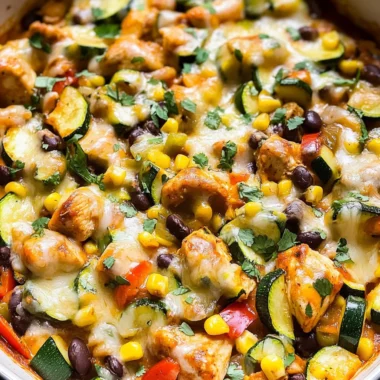 Tex Mex Chicken and Zucchini Recipe