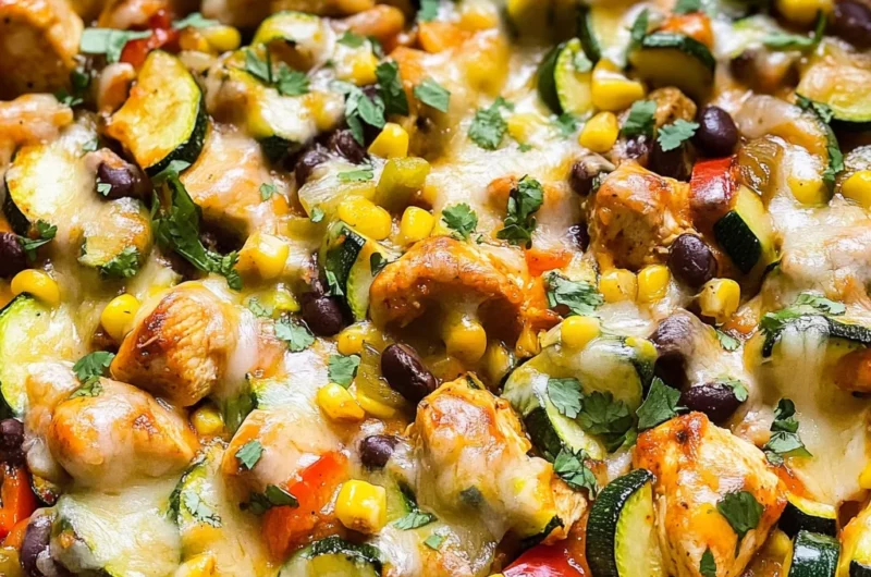 Tex Mex Chicken and Zucchini Recipe