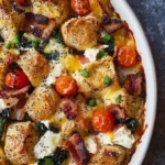 The Best Everything Bagel Casserole