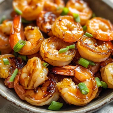 10 Minute Honey Garlic Shrimp