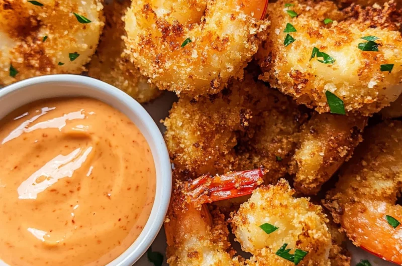 Air Fryer Fried Shrimp with Sriracha Mayo