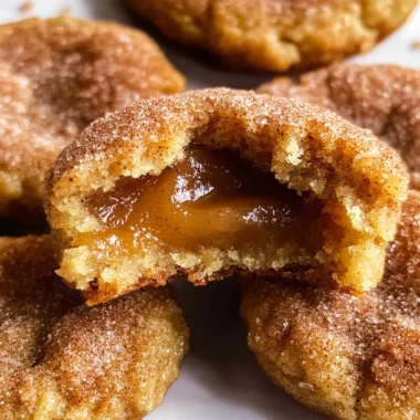 Apple Butter Snickerdoodle Cookies