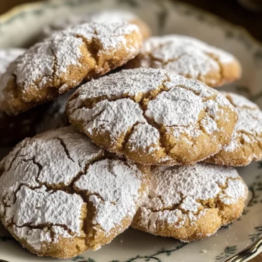 Apple Cider Crinkle Cookies