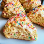 Birthday Cake Scones
