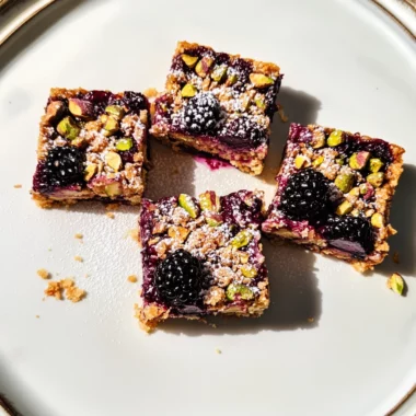 Blackberry Pistachio Dream Bars: An Incredible Ultimate Recipe
