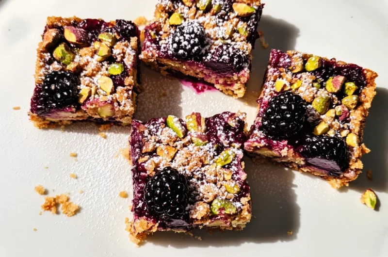 Blackberry Pistachio Dream Bars: An Incredible Ultimate Recipe