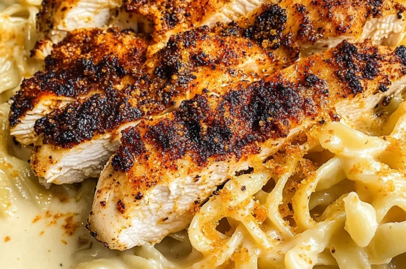 Blackened Cajun Chicken Alfredo