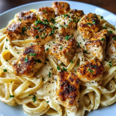 Bold Cajun Honey Butter Chicken Alfredo