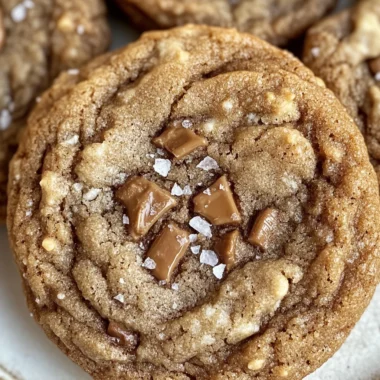 Brown Butter Coffee Toffee Cookies