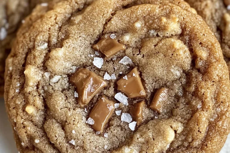 Brown Butter Coffee Toffee Cookies