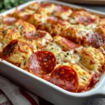 Bubble Up Biscuit Pizza Casserole