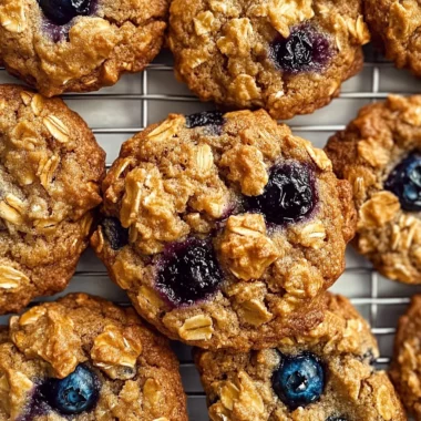 Chewy Blueberry Oatmeal Cookies