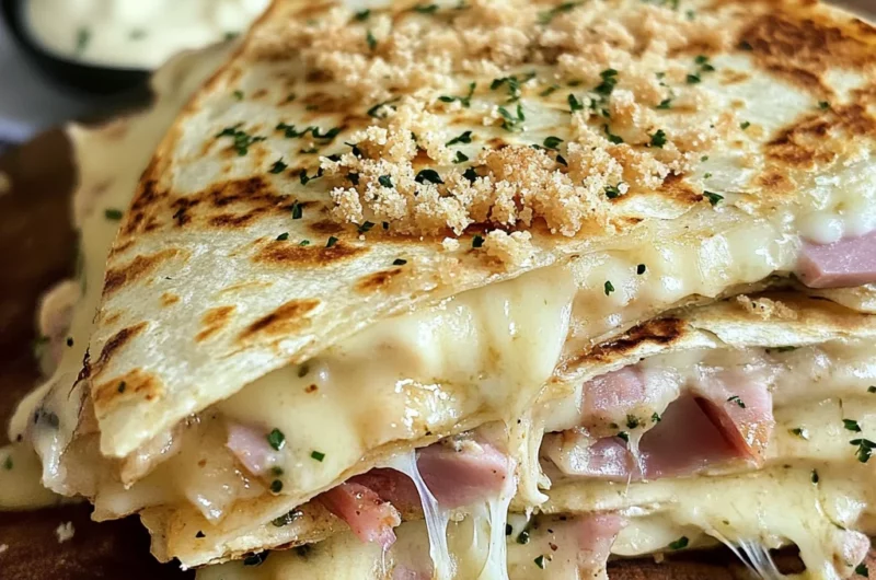 Chicken Cordon Bleu Quesadillas