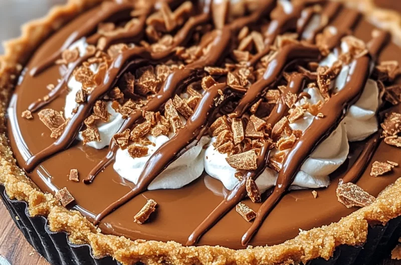 Chocolate Biscoff Tart