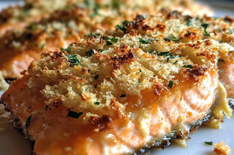 Crispy Parmesan Crusted Baked Salmon: 1 amazing dish