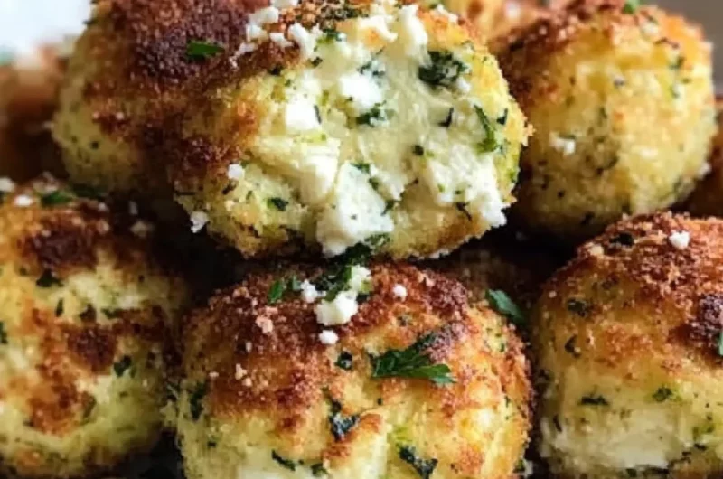 Crispy Zucchini-Feta Balls