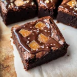 Decadent Spiced Gingerbread Brownies