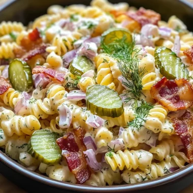 Dill Pickle Bacon Pasta Salad That Will Wow Your Taste Buds