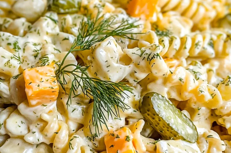 Dill Pickle Pasta Salad