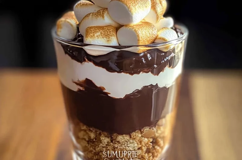 Five Minute Pudding S'mores