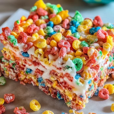 Fruity Pebbles Rice Krispie Treats