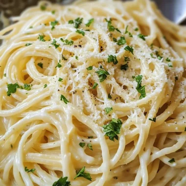 Garlic Parmesan Pasta (One Pot!)