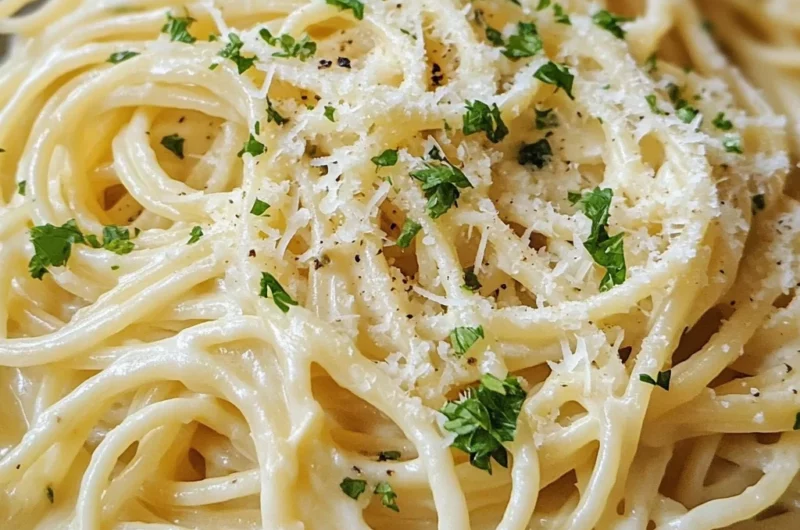 Garlic Parmesan Pasta (One Pot!)