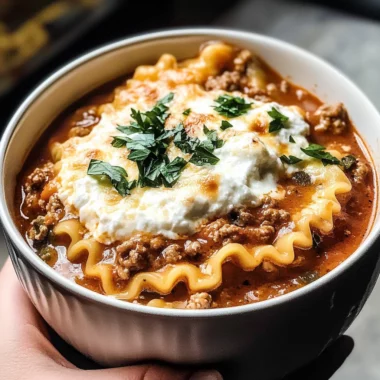 Instant Pot Lasagna Soup