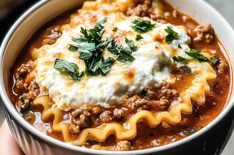 Instant Pot Lasagna Soup