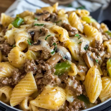 Instant Pot Philly Cheesesteak Pasta