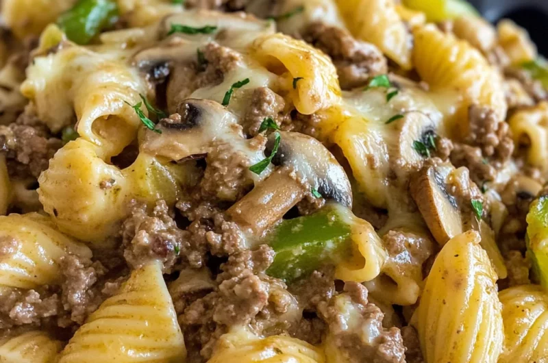 Instant Pot Philly Cheesesteak Pasta