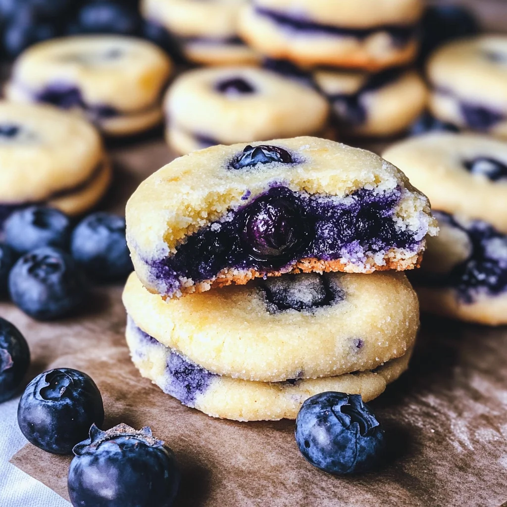 Lemon Blueberry Cheesecake Cookies