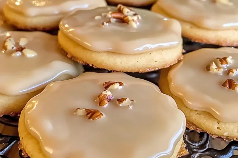 Maple Cookies With Maple Icing