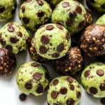 Mint Chocolate Chip Protein Balls
